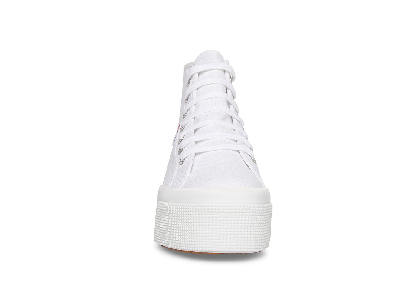 Botas Superga Mujer Blancas - 2705 Hi Top - 124593FVL